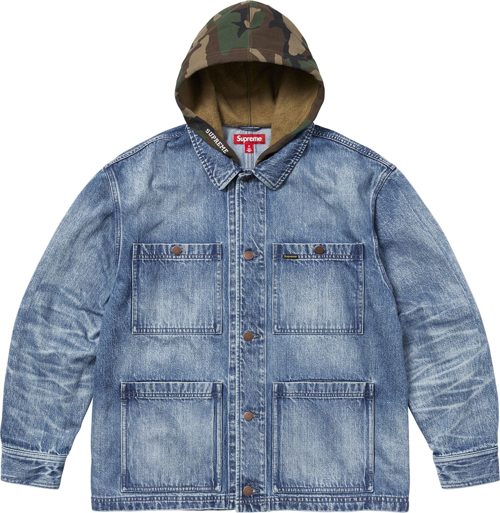 Worn Hooded Chore Coat view 13